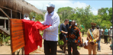 Governador de Inhambane inaugura Centro de Pesquisa Marinha em Banguerra