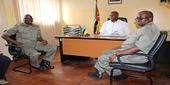 Administrador do Distrito de Maxixe recebeu no Seu Gabinete de Trabalho, S. Excia Comandante Geral da Polícia da República de Moçambique 